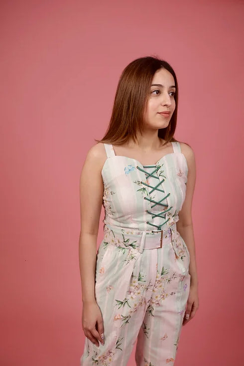 Taylor Striped Print Coord Set